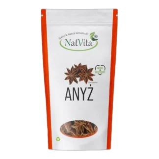 Anyż Właściwy Gwiaździsty Anyż Gwiazdkowy Owoc Bio 50g NatVita — zdjęcie 1