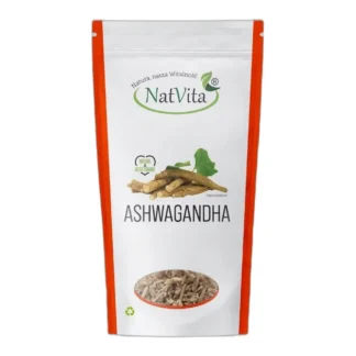 Ashwagandha Korzeń Pocięty Żeń-Szeń Stres Pamięć Sen NatVita 200g — zdjęcie 1