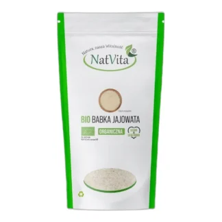 Babka Jajowata BIO Łuska Mielona Błonnik Odchudzanie Sytość NatVita 180g — zdjęcie 1