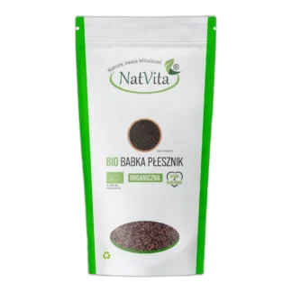 Babka Płesznik BIO Nasiona Ekologiczna Organiczny Błonnik 370g NatVita — zdjęcie 1