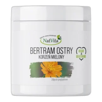 Bertram Ostry Korzeń Mielony Zioło Św Hildegardy Depresja Krew NatVita 100g — zdjęcie 1