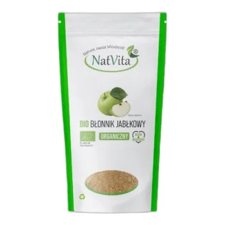 Błonnik Jabłkowy BIO Ekologiczny Zaparcia Zdrowe Jelita NatVita 150g — zdjęcie 1
