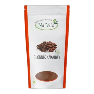 Błonnik Kakaowy Łuska Kakaowca Zaparcia Zdrowe Jelita 150g NatVita 100% — zdjęcie 1