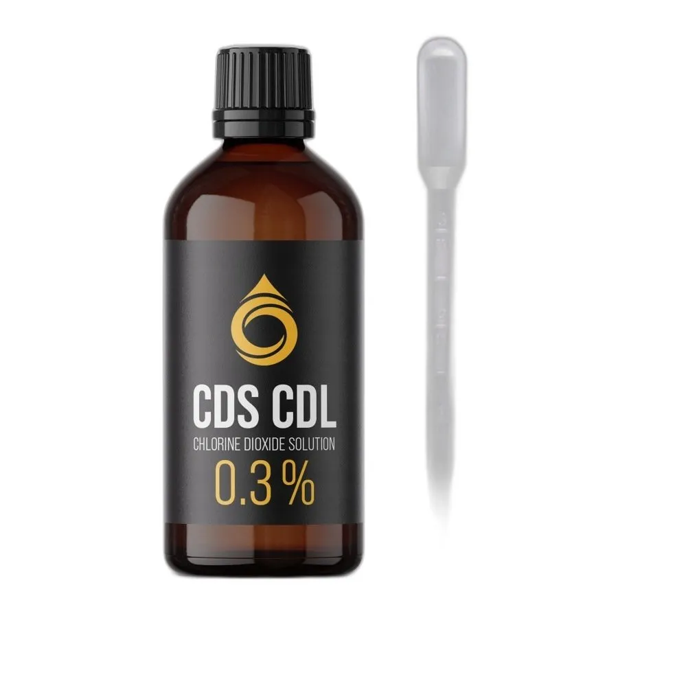 CDL/CDS Dwutlenek Chloru Gazowy 0,3% Wirusy Bakterie Pleśni 100ml NatVita — zdjęcie 1