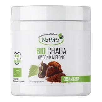 Chaga BIO grzyb mielony NatVita 100g — zdjęcie 1