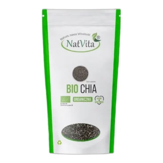 Chia BIO Nasiona Szałwia Hiszpańska Ekologiczne Naturalne NatVita 1000g — zdjęcie 1