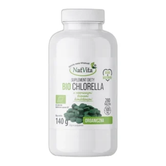 Chlorella (algi) mg 280 tabletek BIO NatVita 500 — zdjęcie 1