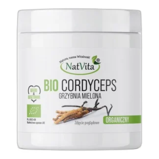 Cordyceps Bio Maczużnik Chiński Grzybnia Mielona Ekologiczna NatVita 100g — zdjęcie 1