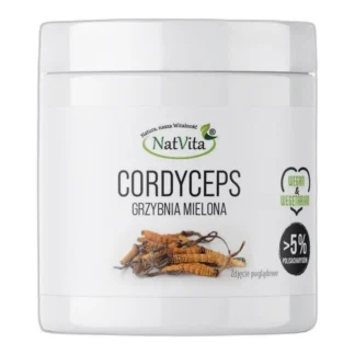 Cordyceps Maczużnik Chiński Grzyb Odporność Adaptogen NatVita 250g — zdjęcie 1