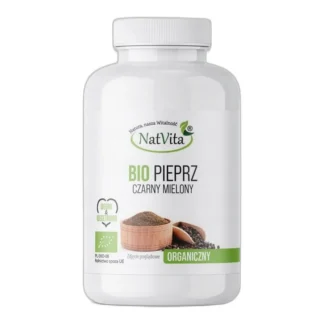 Czarny Pieprz BIO Ekologiczny Mielony Aromatyczny Roślinny 80g NatVita — zdjęcie 1