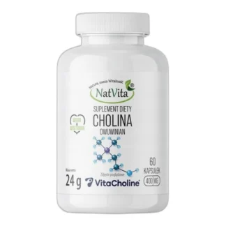 DWUWINIAN CHOLINY (CHOLINA L(+) BITARTRATE) kapsułki 60 kaps NatVita 400mg — zdjęcie 1