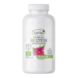 Ekologiczny Czystek BIO Roślinny Odporność 400mg 100 Kapsułek NatVita — zdjęcie 1