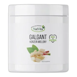 Galgant Korzeń Mielony Organiczny Trawienie Jelita Serce 100g NatVita — zdjęcie 1