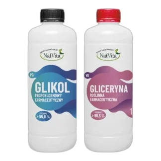 Glikol i Gliceryna Glikol Propylenowy + Gliceryna Roślinna 1L + 1L NatVita — zdjęcie 1