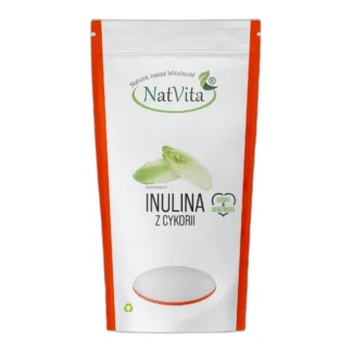 Inulina z Cykorii Prebiotyk Roślinny Błonnik Proszek Keto 400g NatVita — zdjęcie 1