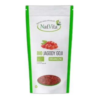 Jagody Goji BIO Suszone Owoce Naturalne Ekologiczne Aminokwasy NatVita 500g — zdjęcie 1
