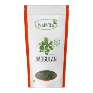Jiaogulan Gynostemma Zioło Pocięte Organiczne Długowieczność NatVita 250g — zdjęcie 1