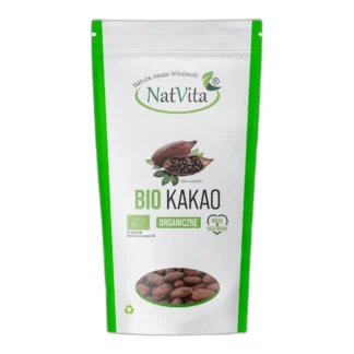 Kakao BIO Criollo Ziarno Ekologiczne Nieobrobione Termicznie NatVita 300g — zdjęcie 1