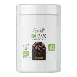 Kakao BIO Mielone Kriogeniczne Ekologiczne Tłuszczu) 150g NatVita (51% — zdjęcie 1