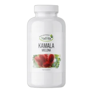 Kamala Mielona Proszek Włoski Owoców Mallotus Philippinensis g NatVita 100 — zdjęcie 1