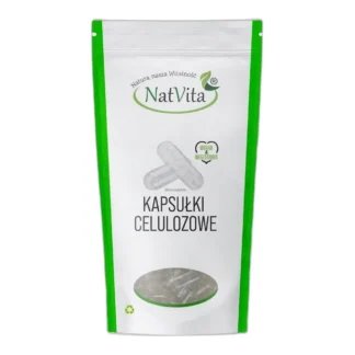 Kapsułki Celulozowe Puste Wegetariańskie Bezbarwne rozmiar 140szt NatVita 0 — zdjęcie 1