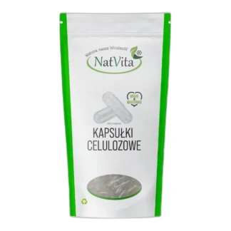 Kapsułki Celulozowe Puste Wegetariańskie Bezbarwne rozmiar 300szt NatVita 0 — zdjęcie 1