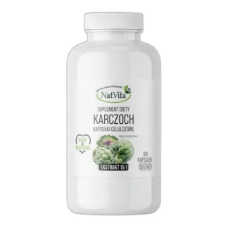 KARCZOCH ARTICHOKE EKSTRAKT Regeneracja Wątroby kapsułki 500mg NatVita 15:1 — zdjęcie 1