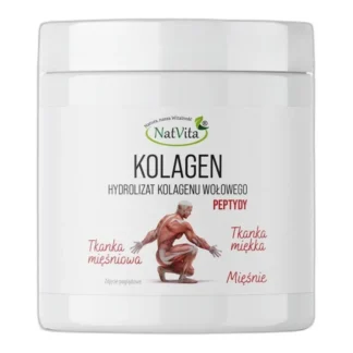 Kolagen Hydrolizat Peptydy Kości Mięśnie Stawy Skóra Proszek NatVita 270g — zdjęcie 1