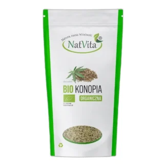 Konopia BIO Ziarna Łuskane Ekologiczne Nasiona Konopi Witaminy NatVita 150g — zdjęcie 1