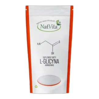 L-Glicyna (Kwas Aminooctowy) Aminokwas Budulec Białka 200g NatVita E640 — zdjęcie 1