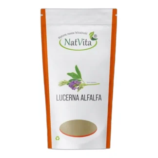 Lucerna Alfalfa Mielona Naturalna Ziele Natura Wrzody 100g NatVita 100% — zdjęcie 1