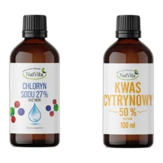 MMS Chloryn Sodu + Kwas Cytrynowy Aktywator MMS 50% NatVita 27% — zdjęcie 1