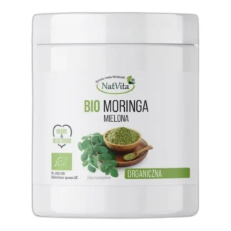 Moringa BIO Odporność Liście Sproszkowane Ekologiczna Herbata NatVita 250g — zdjęcie 1