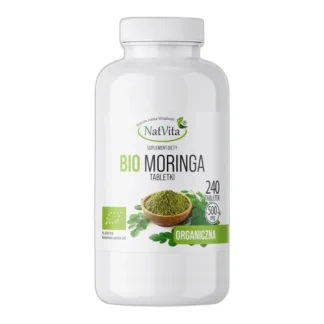 Moringa Olejodajna BIO Ekologiczna Odporność mg 240 Tabletki NatVita 500 — zdjęcie 1