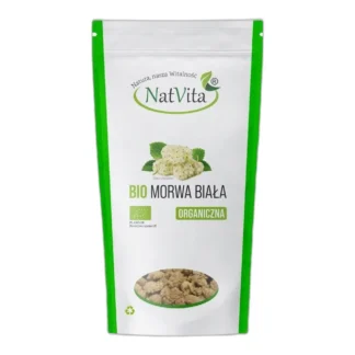 Morwa BIO Biała Owoce Suszone Krążenie Przeciwutleniacz NatVita 200g — zdjęcie 1