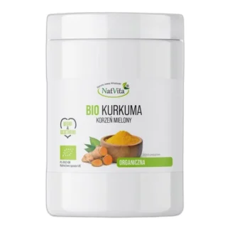 NatVita kurkuma BIO korzeń mielony organiczna 250g — zdjęcie 1