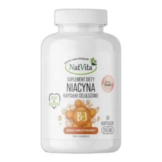 NIACYNA (kwas nikotynowy witamina Efekt Flush kapsułki 250mg NatVita B-3) — zdjęcie 1