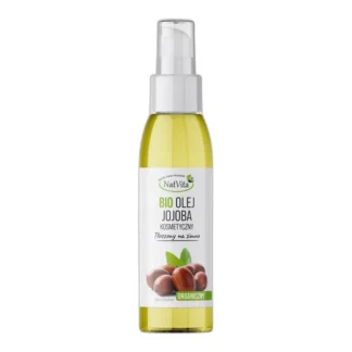 Olej Jojoba BIO Ekologiczny Roślinny Tłoczony na Zimno Płyn 100ml NatVita — zdjęcie 1