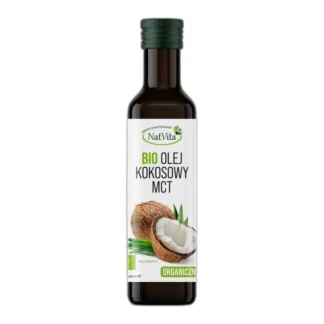Olej Kokosowy MCT Nierafinowany Organiczny BIO Organiczny 250ml NatVita — zdjęcie 1