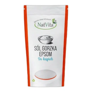 Sól Epsom Gorzka Do Kąpieli Naturalna Mielona Relaks 1,6kg NatVita 99,8% — zdjęcie 1
