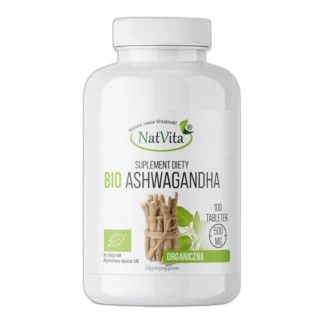 Tabletki NatVita Bio Ashwagandha szt. 100 — zdjęcie 1