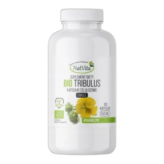 Tribulus Terrestris BIO Testosteron Libido Booster kapsułki NatVita 500mg — zdjęcie 1