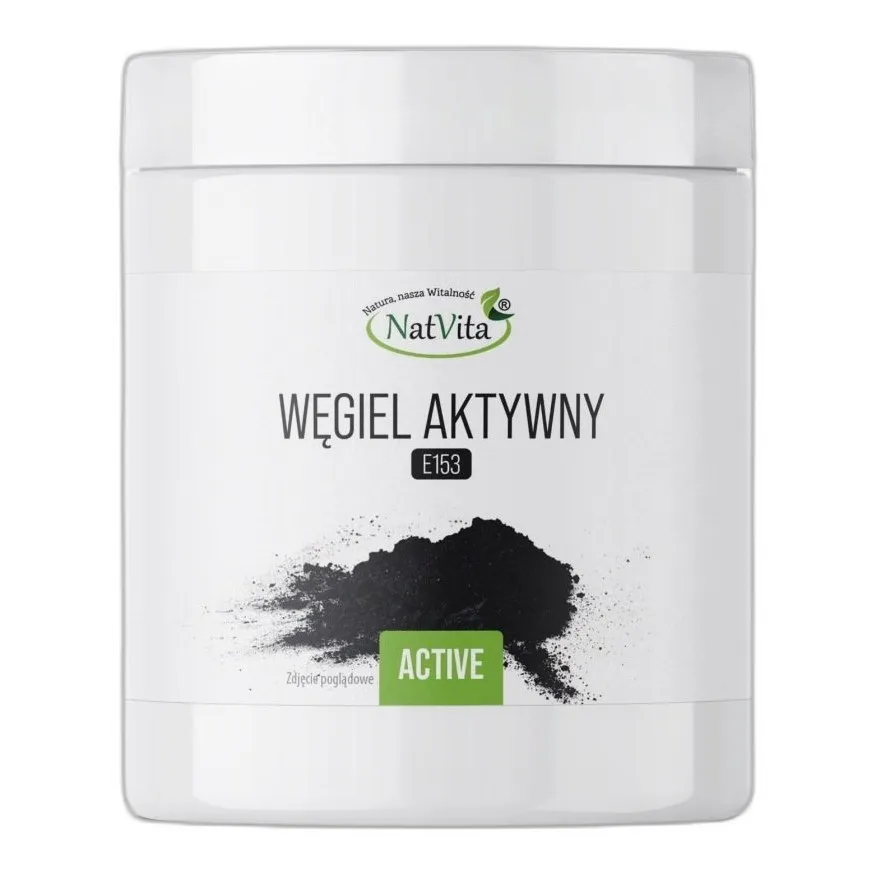 Węgiel Aktywny Active Proszek Wysokiej czystości 250g NatVita — zdjęcie 1