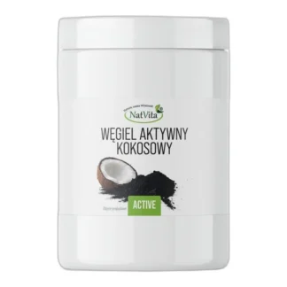 WĘGIEL AKTYWNY Kokosowy Active Proszek Wysokiej czystości 300g NatVita — zdjęcie 1
