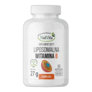 WITAMINA B KOMPLEKS Liposomalna Odporność kapsułki celulozowe NatVita 450mg — zdjęcie 1