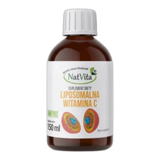 Witamina C Liposomalna Odporność Kwas L-Askorbinowy Płyn NatVita 150ml — zdjęcie 1