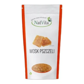 Wosk Pszczeli Żółty Kosmetyczny Pastylki Do Świec NatVita 100g — zdjęcie 1