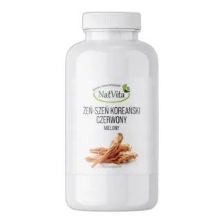 Żeń-Szeń Koreański Czerwony Mielony Energia Stres Libido NatVita 25g — zdjęcie 1