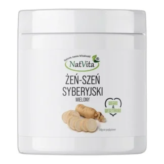 Żeń-Szeń Syberyjski Korzeń Mielony Stres Odporność Libido NatVita 250g — zdjęcie 1