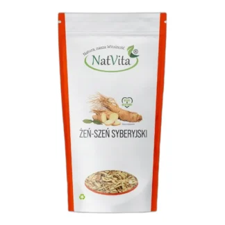 Żeń-Szeń Syberyjski Korzeń Stres Odporność Libido Roślinny 250g NatVita — zdjęcie 1